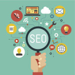 infographics background seo optimization