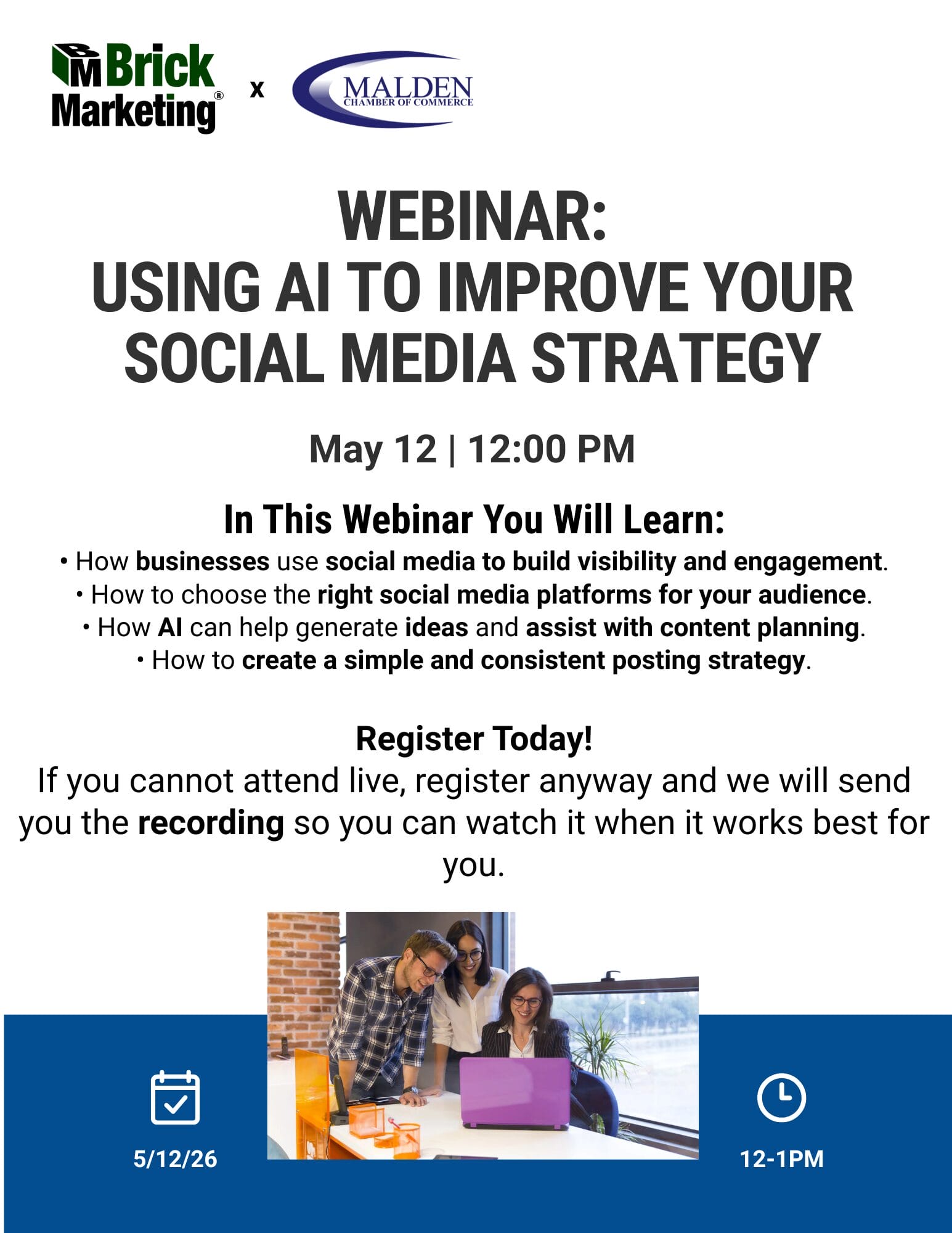 Webinar: Using AI to Improve Your Social Media